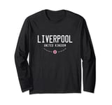 Liverpool UK United Kingdom Flag Long Sleeve T-Shirt