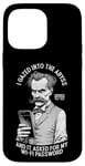 Coque pour iPhone 14 Pro Max Une drôle de philosophie de Nietzsche plongée dans l'abîme Mot de passe Wi-Fi