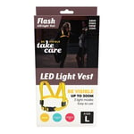 Save Lives Now Flash Led Light Vest Large Yellow