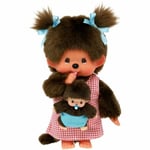 Mjukisleksak Bandai Monchhichi Maman & Baby plush 20 cm