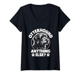 Womens Otterhound Anything Else Otterhounds V-Neck T-Shirt