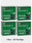 Uncle Lee's Dieters Drink Dieters Tea 120 Tea Bags 4 Box - Weight Loss Diet Tea