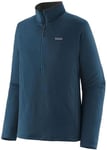 PATAGONIA 40500-LTBX M's R1 Daily Zip Neck Sweatshirt Homme Lagom Blue - Tidepool Blue X-Dye Taille XS