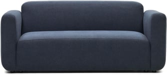 Neom, 2-personers sofa, blå, H78x188x89 cm, pu-skum, fyrretræ