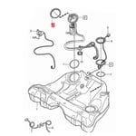 Vaihtoauton Polttoainesäiliön Lukkorenkaan Kiinnitysmutteri 8649739 Yhteensopiva S60 S80 V70 Xc90 Xc70 2001-2016 Kaasuöljypumpun Fixin-Autotarvikkeet Kanssa