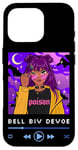 Coque pour iPhone 16 Pro Années 90 Rnb Afro Brun Noir Fille Anime Manga Rose Cheveux Musique