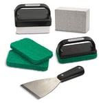 Cuisinart CCK-231 Ultimate Kit, 8-Piece Grill Cleaning, Griddle Scour and Pumice Set