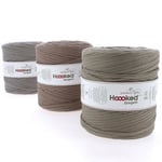 Hoooked Zpagetti Medium jerseygarn 900 g taupe – Taupe shades ZP005-03