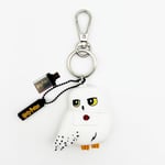 WONDEE Disney Harry Potter [ 2 en 1 ] Hedwige Porte Clé + Clé USB Originale 32 go avec Adaptateur USB C - Officiels Cadeaux Chouette Harry Potter, Idée de Cadeau pour Femmese et Enfants