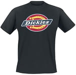 Dickies Men's Icon Logo Tee T-Shirt, Black, XXL