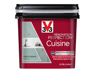 V33 Peinture de rénovation cuisine, Rénovation perfection® Vert d'Agave satin 750ml