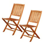 AKTIVE Set de 2 chaises de jardin, Mobilier extérieur, Chaise pliante (61003)