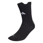 adidas Unisex Football Crew Performance Socks, Black/White, 10.5-12.5