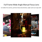 New 35mm F1.4 RF Mount Full Frame Wide Angle Fixed Focus Manual Lens For E