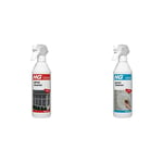 HG UPVC Powerful Cleaner, White - 500ml Spray (507050106) & Grout Cleaner, Ready-To-Use Tile Grouting Cleaning Spray, Removes Stubborn Dirt & Stains Between Tiled Walls (500ml Spray) - 591050106