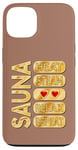 Coque pour iPhone 13 Chaleur bain de vapeur Sauna