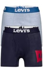 Lot de 2 Boxers Junior Garçon Levi's® coton bleu