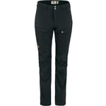 Fjällräven Womens Abisko Midsummer Trousers Short (Svart (BLACK/550) 42)