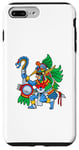 Coque pour iPhone 7 Plus/8 Plus Dieu aztèque de la guerre et du soleil - Huitzilopochtli