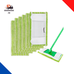 Sweeper Serpillière Microfibre Pour Swiffer Sweeper Balai Kit, Lingettes Lavable