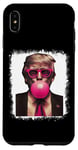 Coque pour iPhone XS Max Pro Trump Bubble Gum Pink Glasses Funny Donald Trump