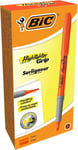 Bic Highlighter Grip Pens - Orange, Box of 12 Orange Box x 12