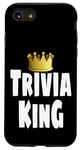 Coque pour iPhone SE (2020) / 7 / 8 Gagnant de la couronne de Funny Trivia King Night Game Player Lover