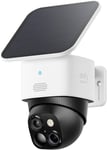 eufy - Security SoloCamS340 - Solaire - extérieure sans Fil - Surveillance 360° 720p - Wi-FI 2,4 GHz - Compatible HomeBase 3