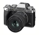 Fuji Fujifilm X-T5 + 16-50mm Lens 40.2MP Mirrorless Digital Camera in Silver  UK