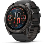 Garmin Fenix 8 AMOLED Sapphire 51mmCarbon Gray DLC TI/Black