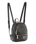 GUESS Women's Manhattan Backpack, Coal Logo, One Size