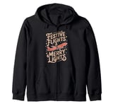 Pilot Festive Flights & Merry Lights Christmas Zip Hoodie