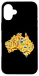 iPhone 16 Plus Australia Down Under Culture Australian Flag Map Gift Case