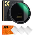 K&F Concept 82mm Variable ND Filter Adjustable Fader Neutral Density ND2 - ND32 Filter, NO Spot X Black X Issue, MRC 28-Layer, Ultra Slim, Waterproof (Nano-X Series)