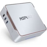 Mini PC NiPoGi GK3-16-256 Intel Celeron J4125 16Go RAM DDR4 256Go SSD Win 11 Pro Argent