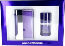 Ultraviolet By Paco Rabanne For Men Set: EDT3.4+Stick Deodorant2.7 New