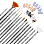 31pcs Nail Brush Set For Accurate Engraving Brushes Set For Nail HOT