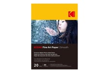 Kodak Fine Art Smooth A4 210x297mm Premium Matte Photo Inkjet Paper -