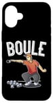 Coque pour iPhone 16 Plus Joueur de boules lancant Bouleball Boulering Tenue de boules