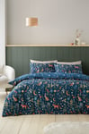 Catherine Lansfield Enchanted Twilight Bedding Set- Kingsize Navy