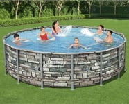 Bestway Bestway Power Steel Pool, Med Tillbehör, 488 X 122 Cm