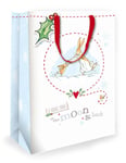 Christmas Gift Bag | Guess How Much I Love You | Kids Present Gift Bag | 33x26cm