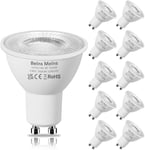 GU10 LED Bulbs, Cool White 6500K, 4.9W Spotlight Bulb,