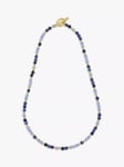 Estella Bartlett Beaded Gemstone T-Bar Necklace