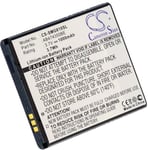Kompatibelt med Samsung B5722 Duos, 3.7V (3.6V), 1000 mAh