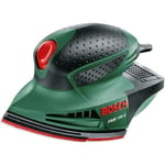 Ponceuse Multi Bosch PSM 100 A (3 feuilles abrasives + coffret en plastique)