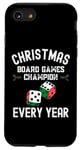 Coque pour iPhone SE (2020) / 7 / 8 Champion des jeux de société de Noël chaque année