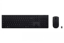 Lenovo professional wireless rechargeable keyboard & mouse fin/swe