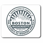 Computer Mouse Mat - USA Boston Massachusetts America Office Gift #5733