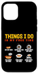 Coque pour iPhone 12/12 Pro Ce que je fais : les hot-dogs mangent Watch Inform Talk